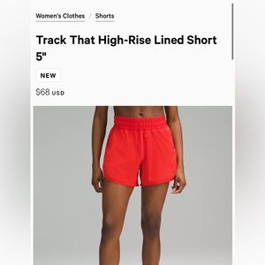 Lululemon shorts
